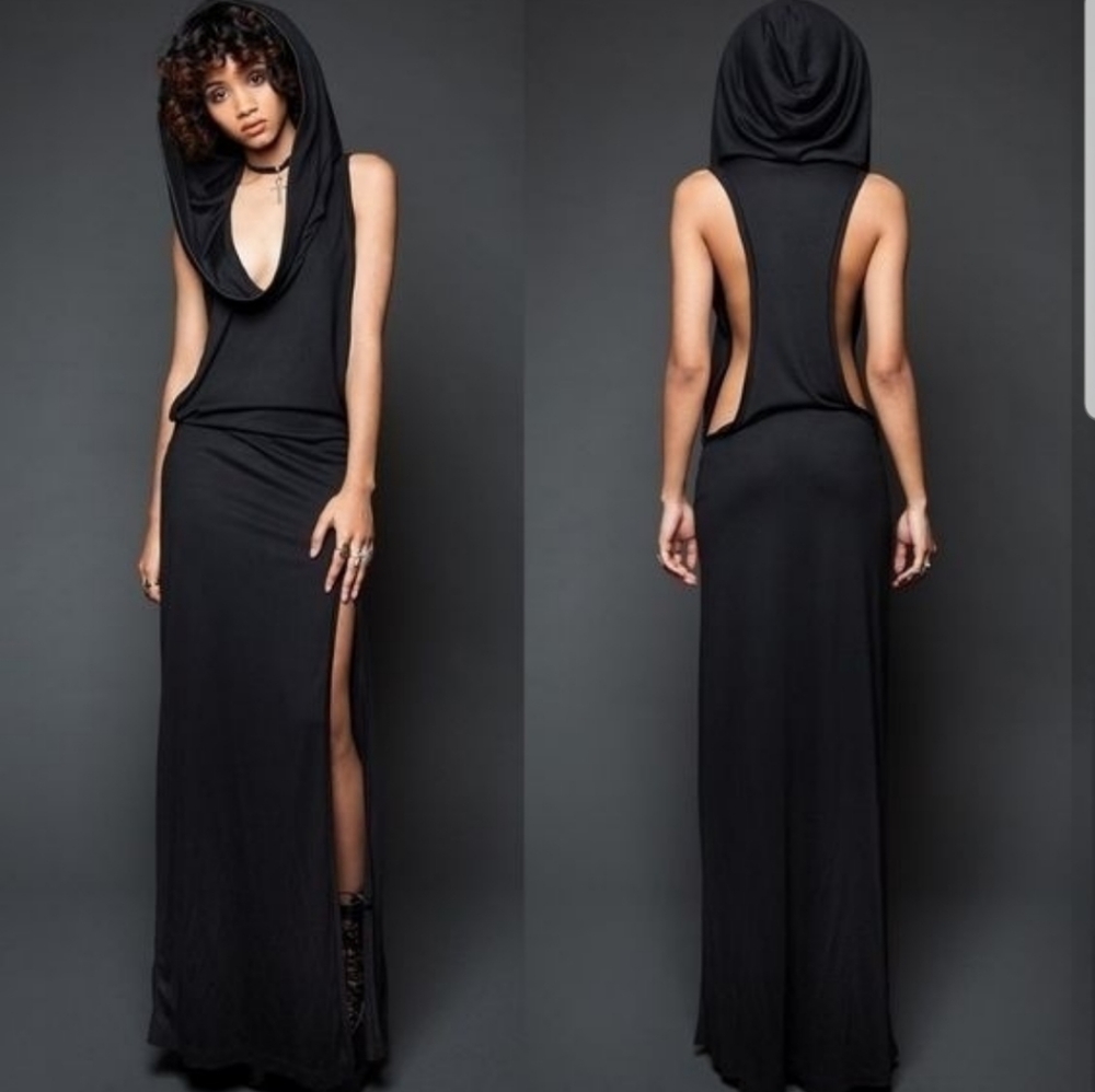 Black Side Boob Dress Size M